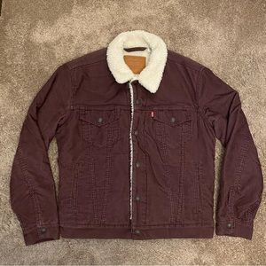 Levi’s Premium Corduroy Sherpa Trucker Jacket